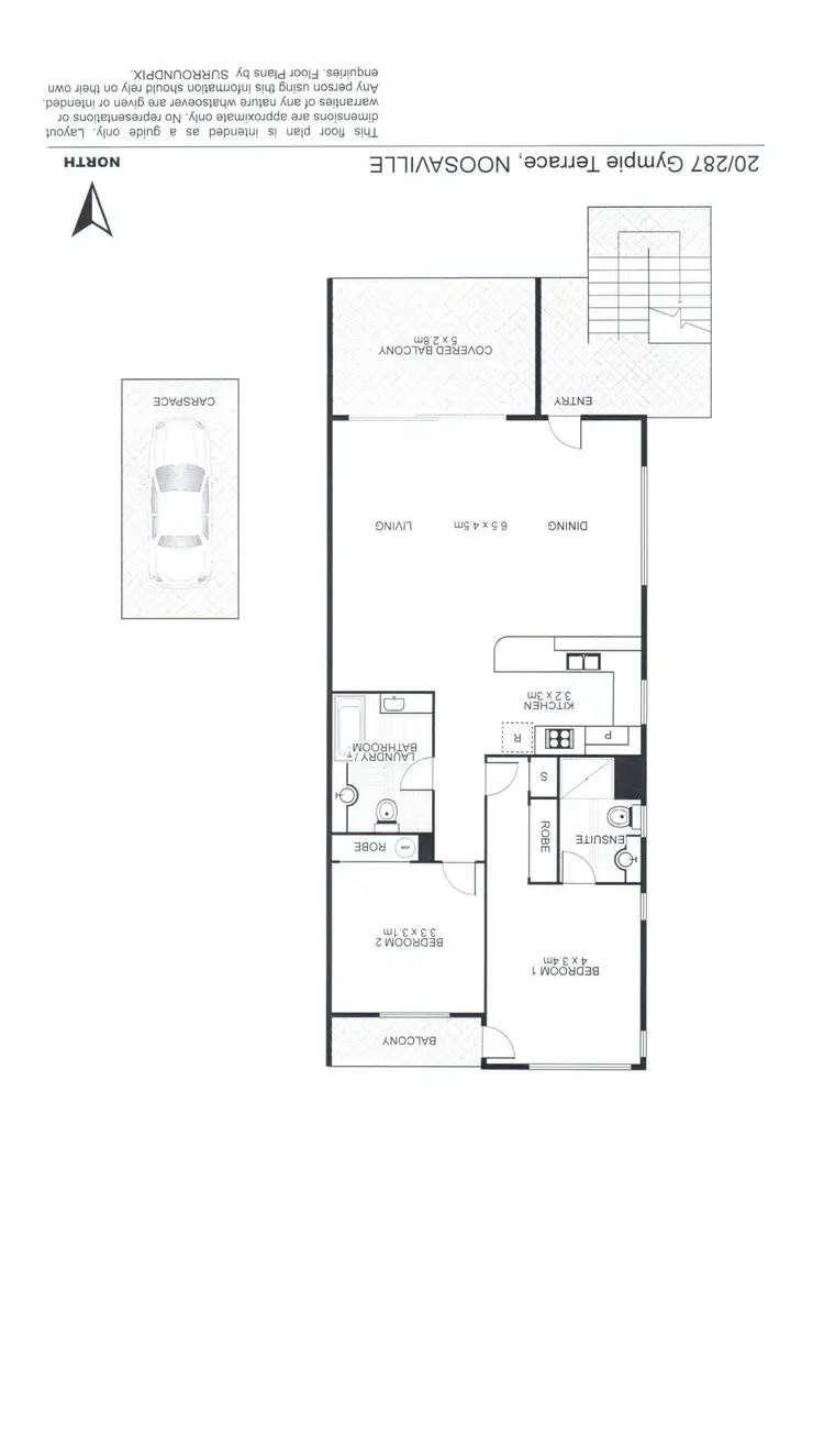 Floorplan of Homely unit listing, 20/287 Gympie Terrace, Noosaville QLD 4566