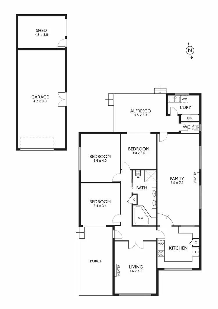 Floorplan of Homely house listing, 9 Arndell Street, Thomastown VIC 3074