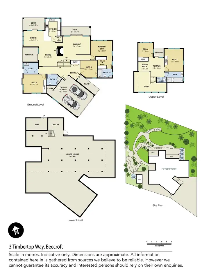 Floorplan of Homely house listing, 3 Timbertop Way, Beecroft NSW 2119