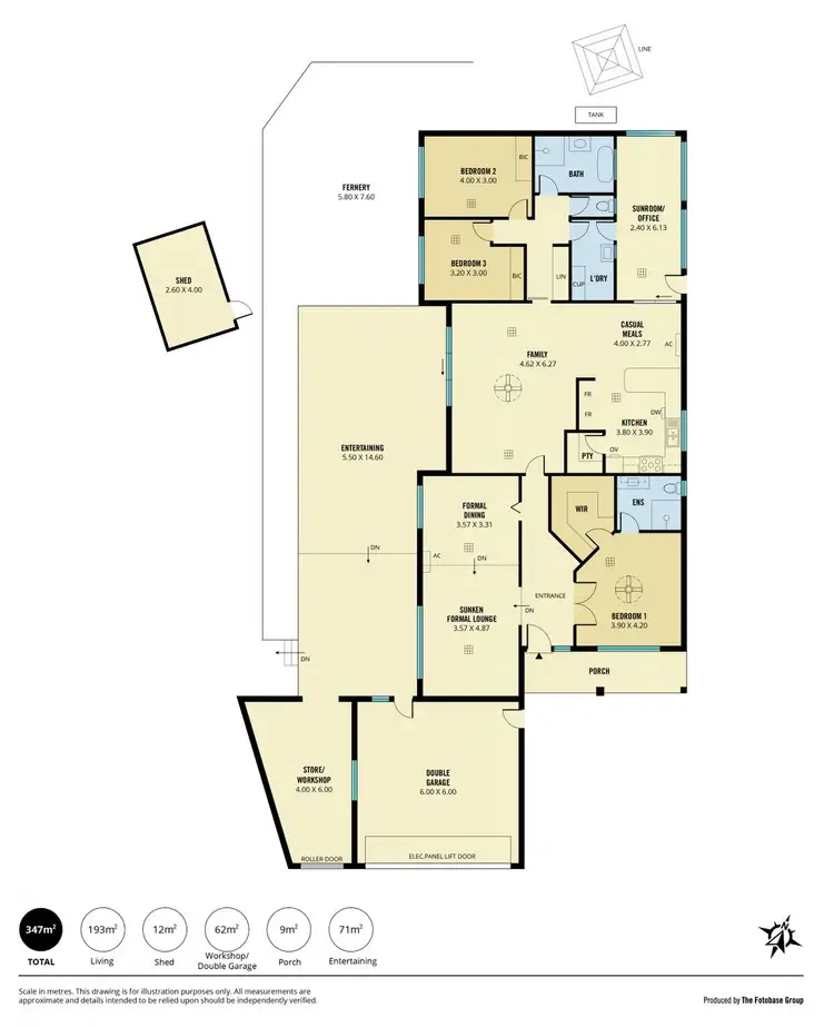 Floorplan of Homely house listing, 61 Monaco Circuit, Aberfoyle Park SA 5159