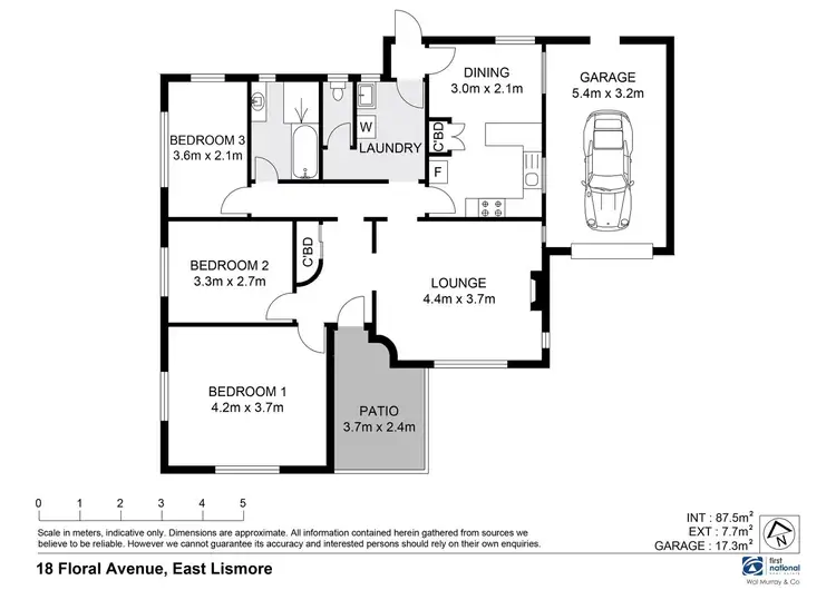 Floorplan of Homely house listing, 18 Floral Avenue, East Lismore NSW 2480