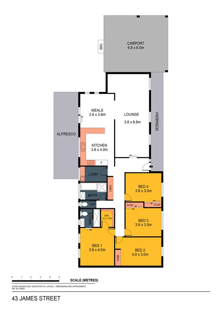 Floorplan of Homely house listing, 43 James Street, Strathdale VIC 3550