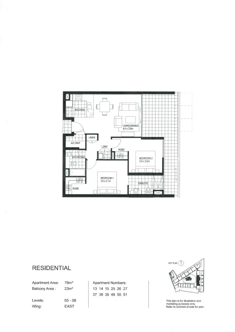 Floorplan of Homely apartment listing, 49/1 Marlin Parade, Cairns City QLD 4870