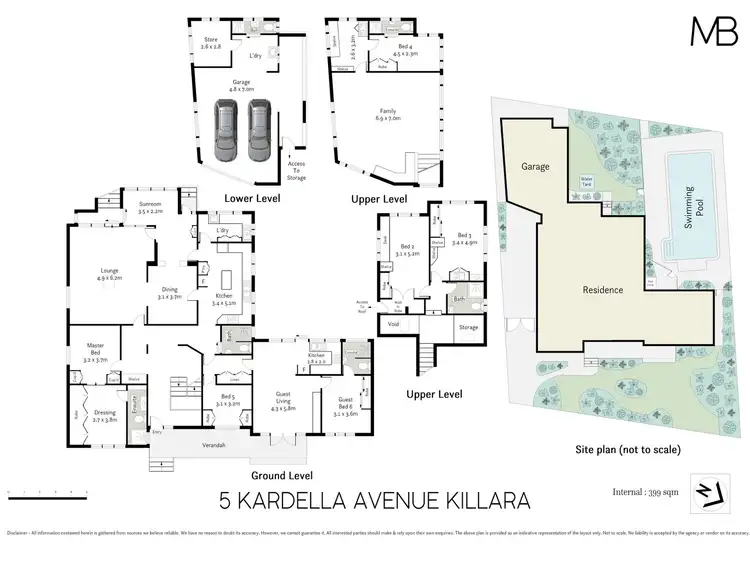 Floorplan of Homely house listing, 5 Kardella Avenue, Killara NSW 2071