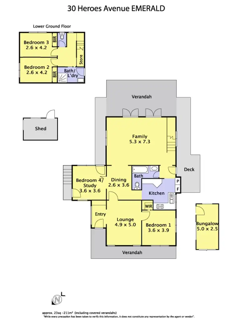 Floorplan of Homely house listing, 30 Heroes Avenue, Emerald VIC 3782