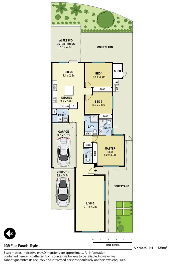 Floorplan of Homely villa listing, 10/9 Eulo Parade, Ryde NSW 2112
