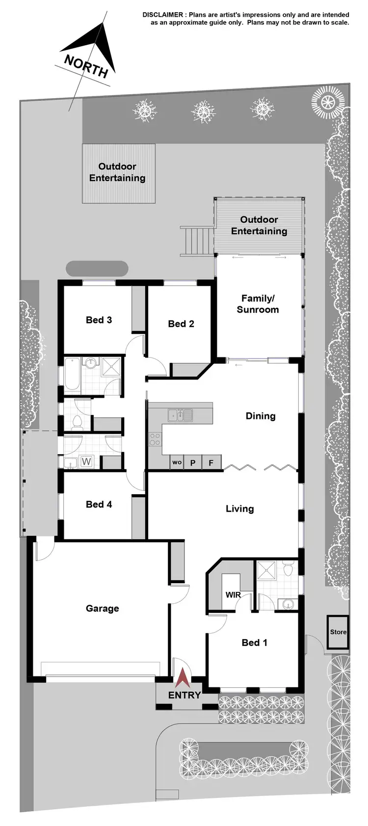 Floorplan of Homely house listing, 18 Kurrama Close, Ngunnawal ACT 2913
