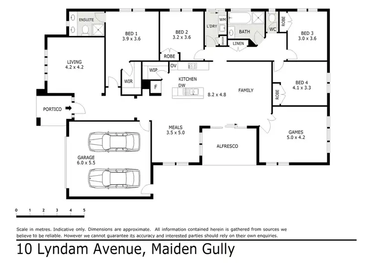 Floorplan of Homely house listing, 10 Lyndam Avenue, Maiden Gully VIC 3551