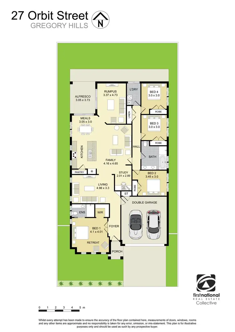 Floorplan of Homely house listing, 27 Orbit Street, Gregory Hills NSW 2557