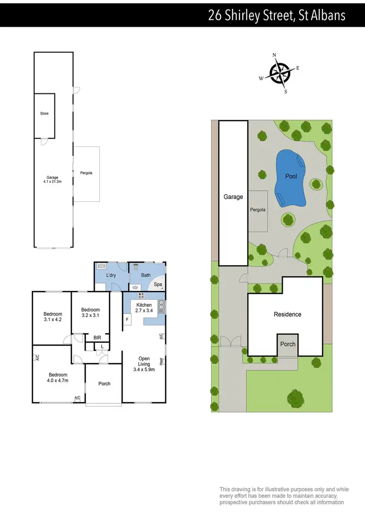 Floorplan of Homely house listing, 26 Shirley Street, St Albans VIC 3021