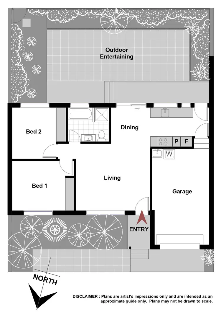Floorplan of Homely house listing, 48 Dexter Street, Cook ACT 2614