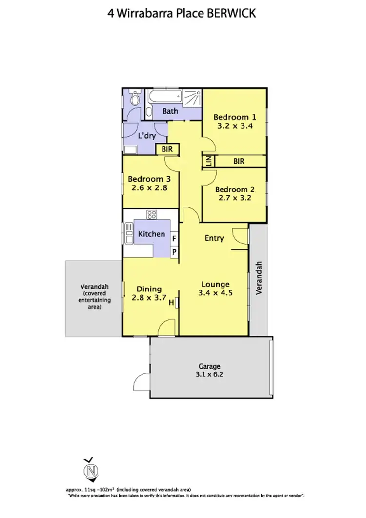 Floorplan of Homely house listing, 4 Wirrabarra Place, Berwick VIC 3806