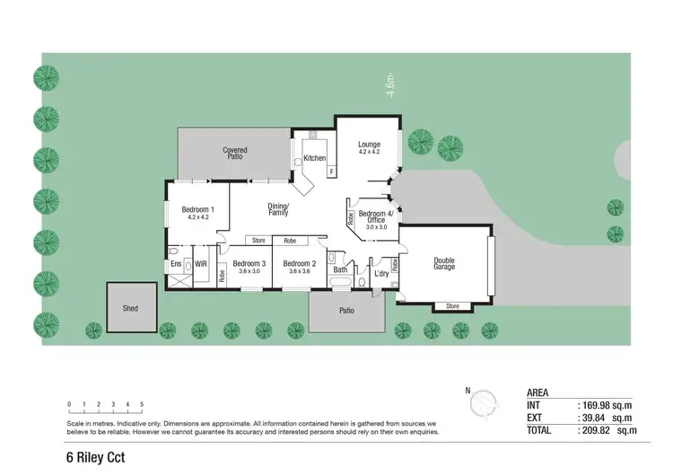 Floorplan of Homely house listing, 6 Riley Circuit, Kirwan QLD 4817