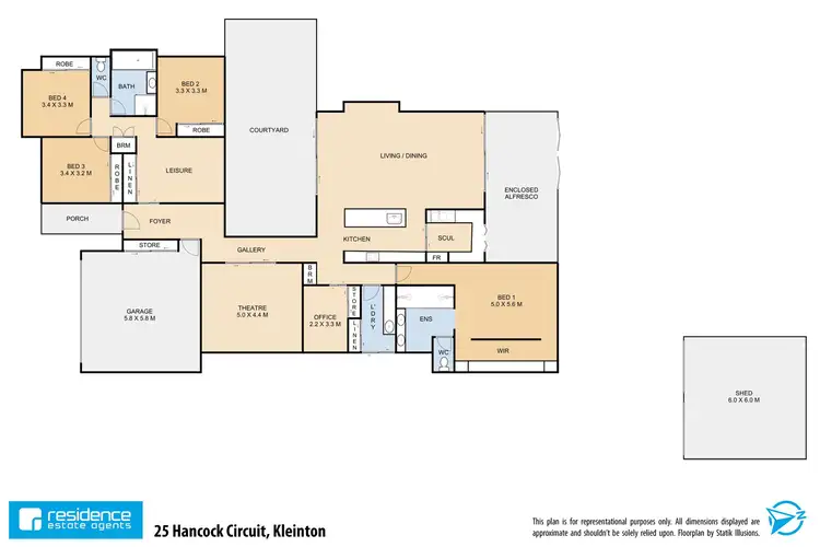 Floorplan of Homely house listing, 25 Hancock Circuit, Kleinton QLD 4352