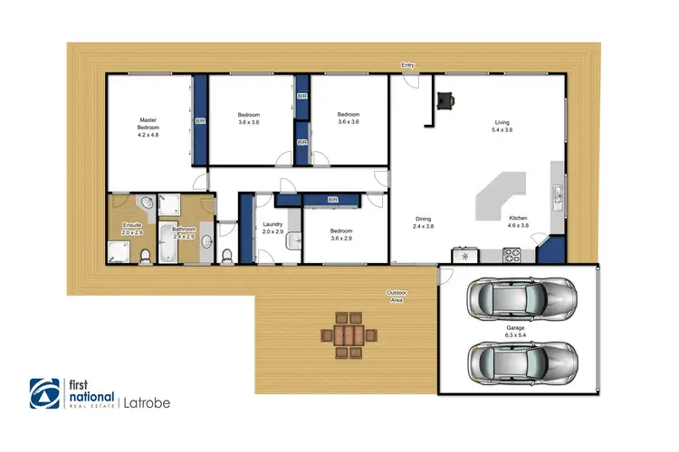 Floorplan of Homely house listing, 450 Flynn's Creek Road, Flynn VIC 3844