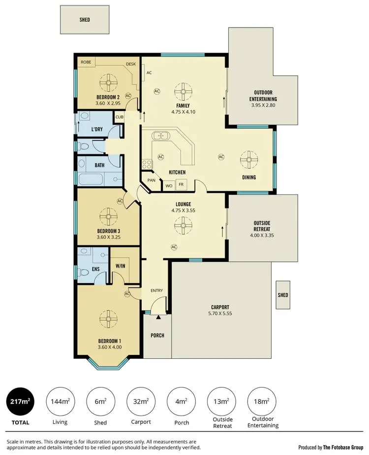 Floorplan of Homely house listing, 39 Emerald Street, Flagstaff Hill SA 5159