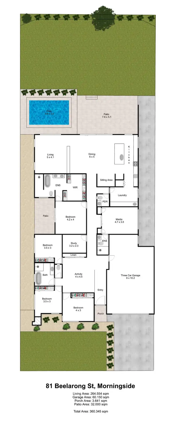 Floorplan of Homely house listing, 81 Beelarong Street, Morningside QLD 4170