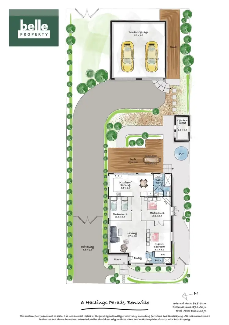 Floorplan of Homely house listing, 6 Hastings Parade, Bensville NSW 2251