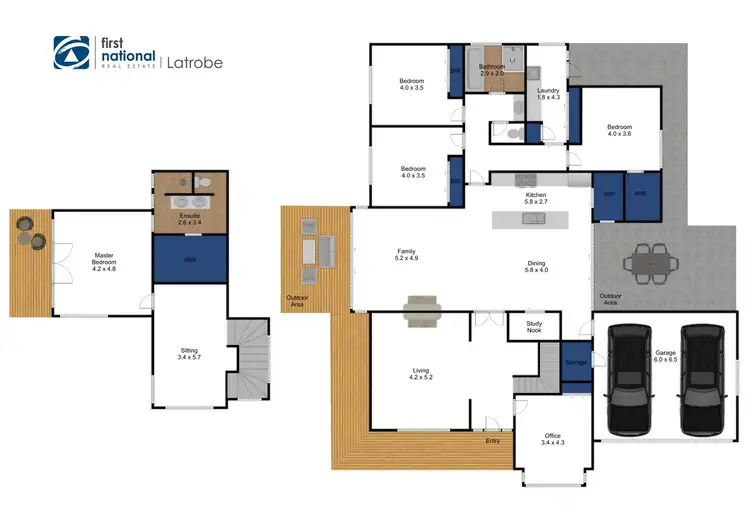 Floorplan of Homely house listing, 76 Boola Views Road, Tyers VIC 3844