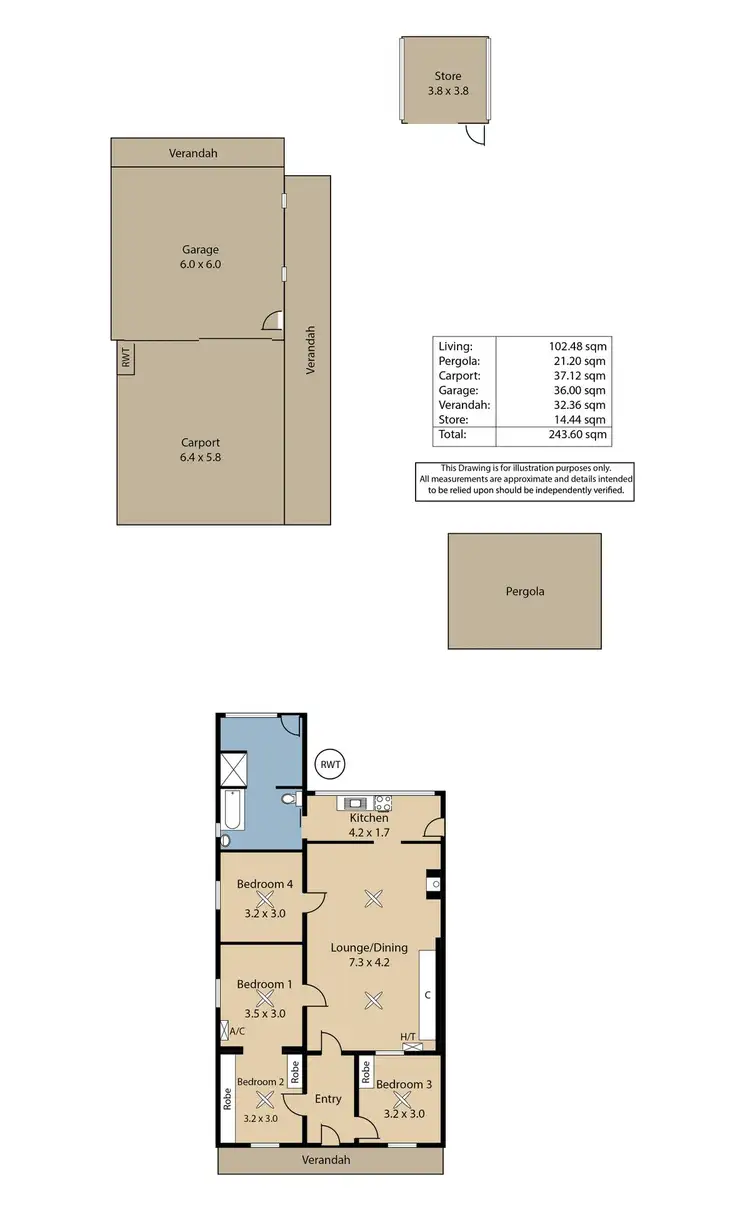 Floorplan of Homely house listing, 9 Old Adelaide Road, Kapunda SA 5373