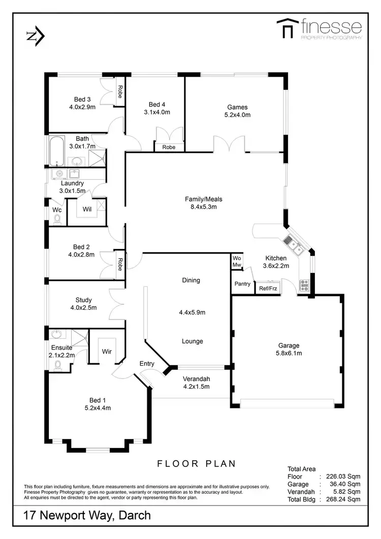 Floorplan of Homely house listing, 17 Newport Way, Darch WA 6065