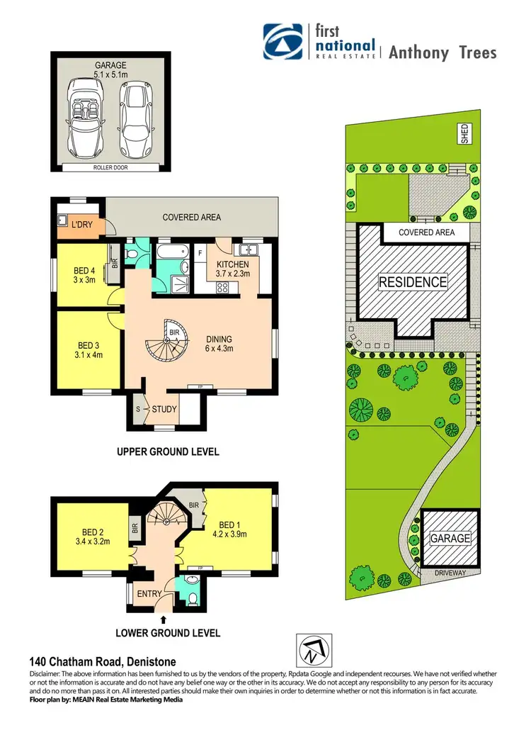 Floorplan of Homely house listing, 140 Chatham Road, Eastwood NSW 2122
