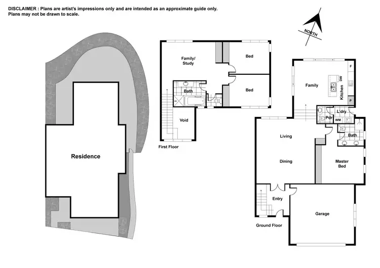 Floorplan of Homely townhouse listing, 24/6 Grose Street, Deakin ACT 2600