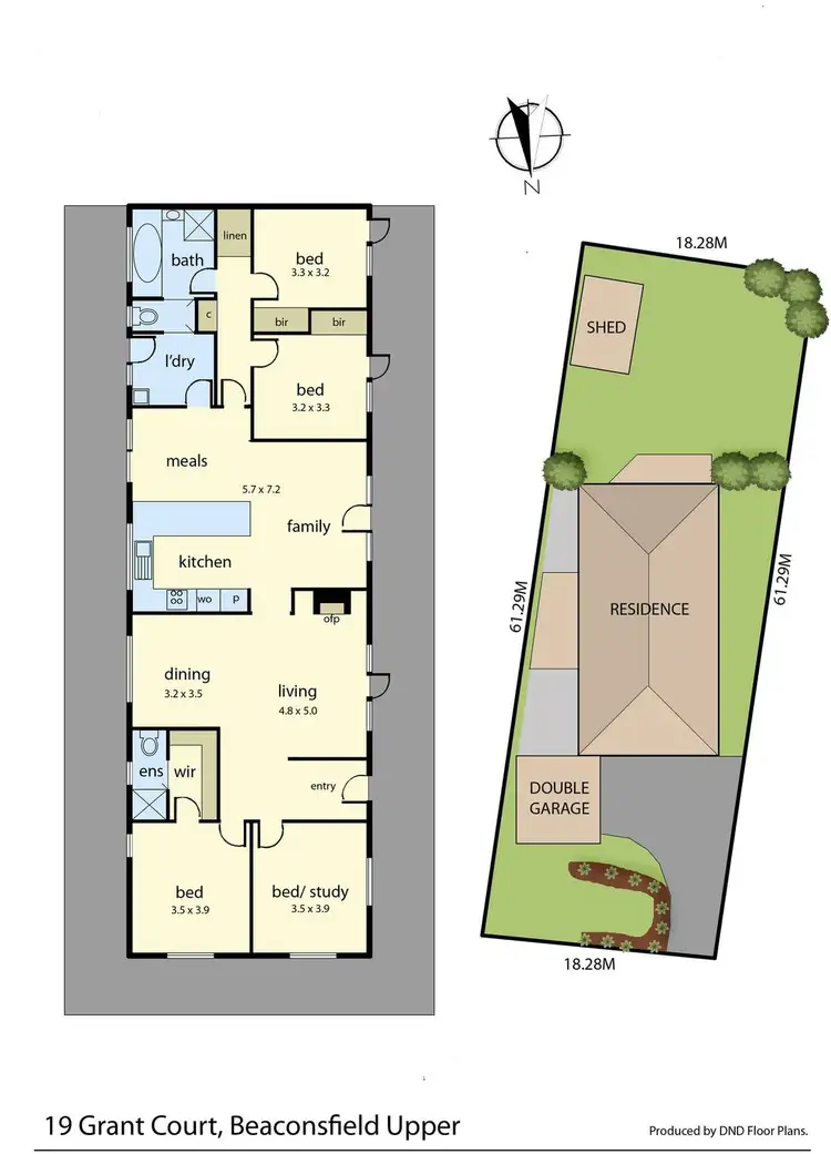 Floorplan of Homely house listing, 19 Grant Court, Beaconsfield Upper VIC 3808