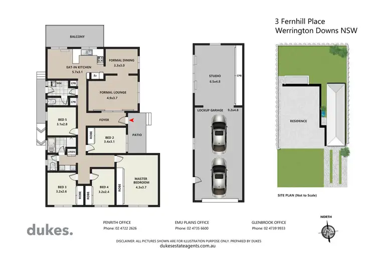 Floorplan of Homely house listing, 3 Fernhill Place, Werrington Downs NSW 2747
