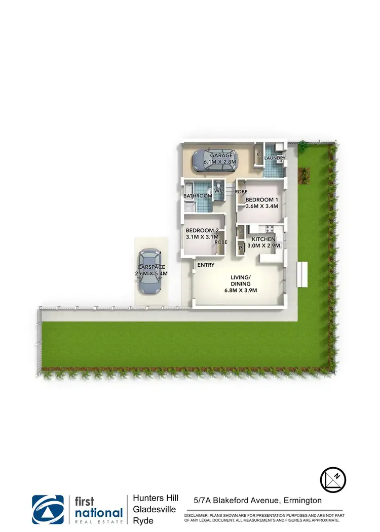 Floorplan of Homely villa listing, 5/7A Blakeford Avenue, Ermington NSW 2115