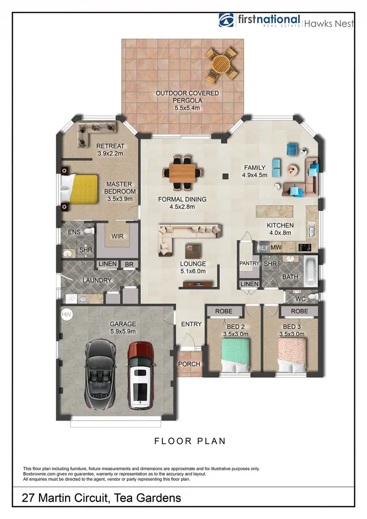 Floorplan of Homely house listing, 27 Martin Circuit, Tea Gardens NSW 2324