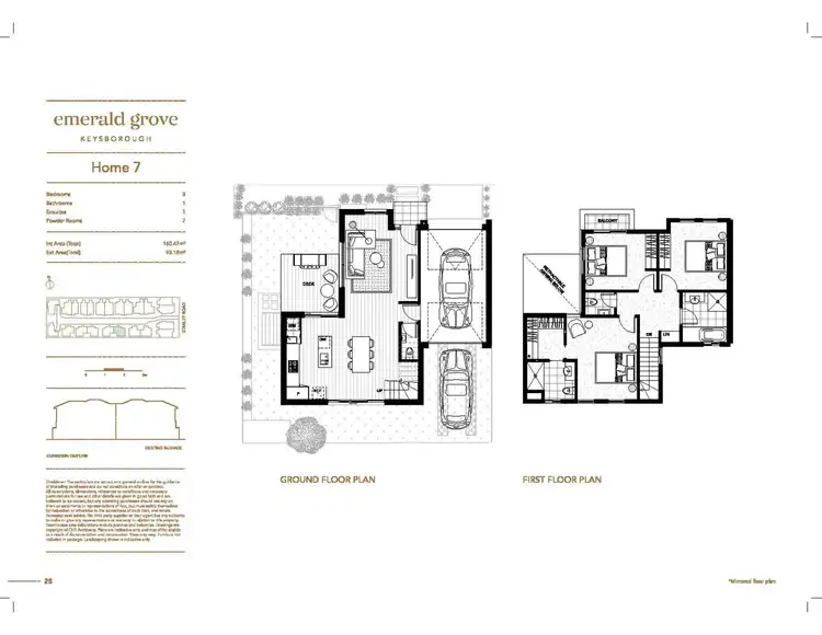 Floorplan of Homely townhouse listing, 5 Hakea Place, Keysborough VIC 3173