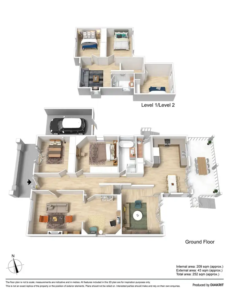 Floorplan of Homely house listing, 73 Scott Street, Moonee Ponds VIC 3039
