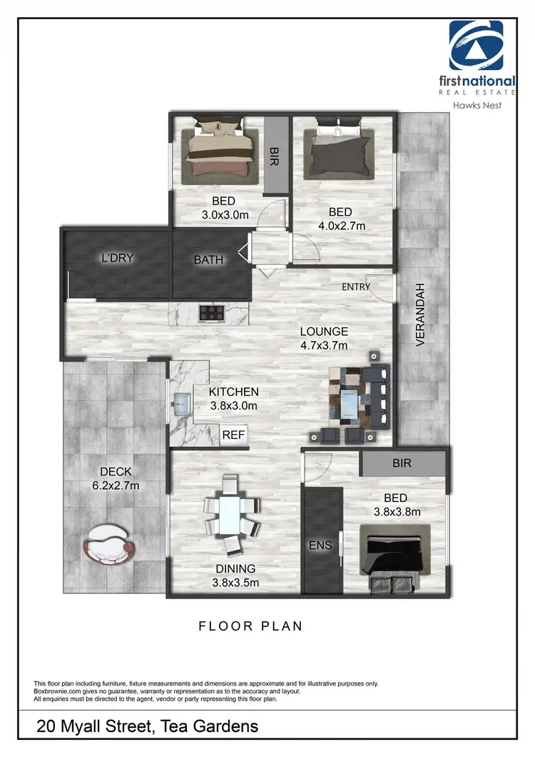 Floorplan of Homely house listing, 20 Myall Street, Tea Gardens NSW 2324