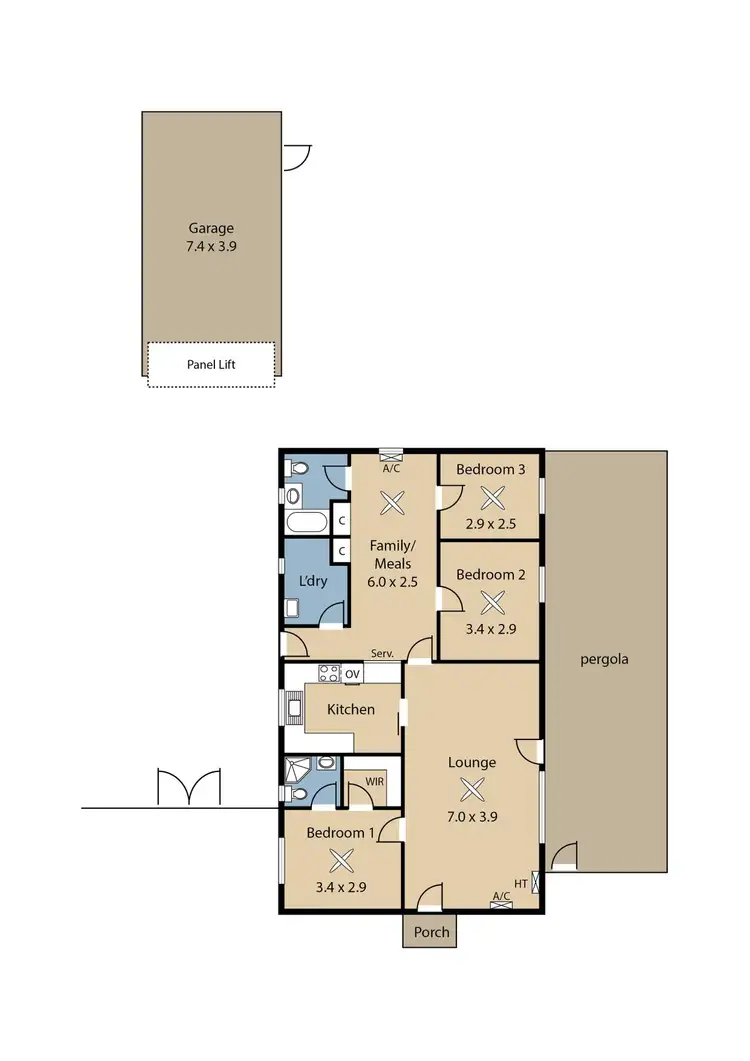 Floorplan of Homely house listing, 15 Codd Street, Para Hills West SA 5096