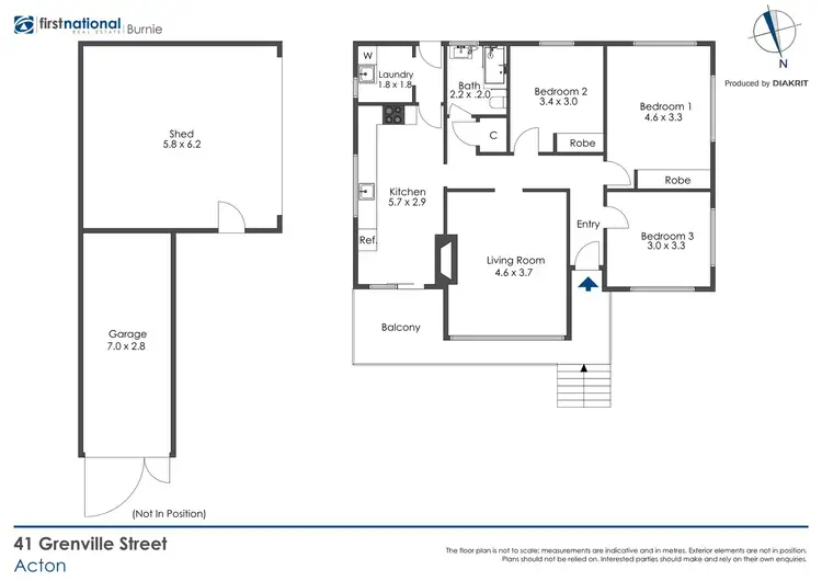 Floorplan of Homely house listing, 41 Grenville Street, Acton TAS 7320