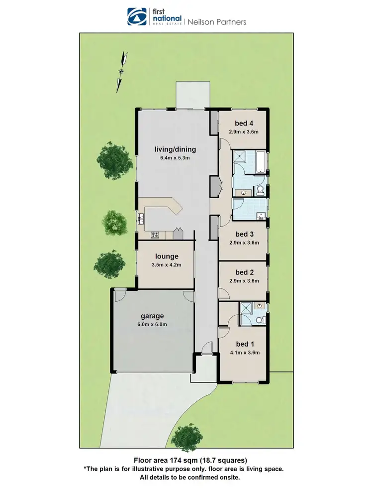 Floorplan of Homely house listing, 22 Harrington Drive, Narre Warren South VIC 3805