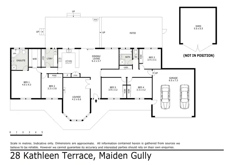 Floorplan of Homely house listing, 28 Kathleen Terrace, Maiden Gully VIC 3551