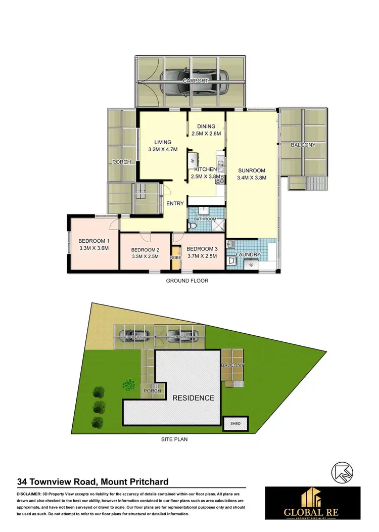 Floorplan of Homely house listing, 34 Townview Road, Mount Pritchard NSW 2170