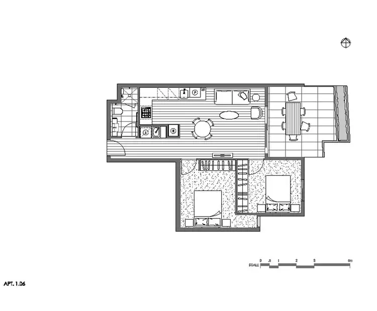 Floorplan of Homely apartment listing, 106/437-439 Bay Street, Brighton VIC 3186