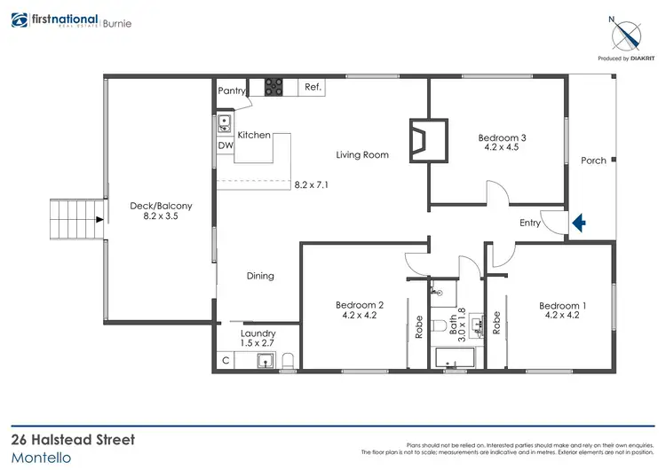 Floorplan of Homely house listing, 26 Halstead Street, Montello TAS 7320