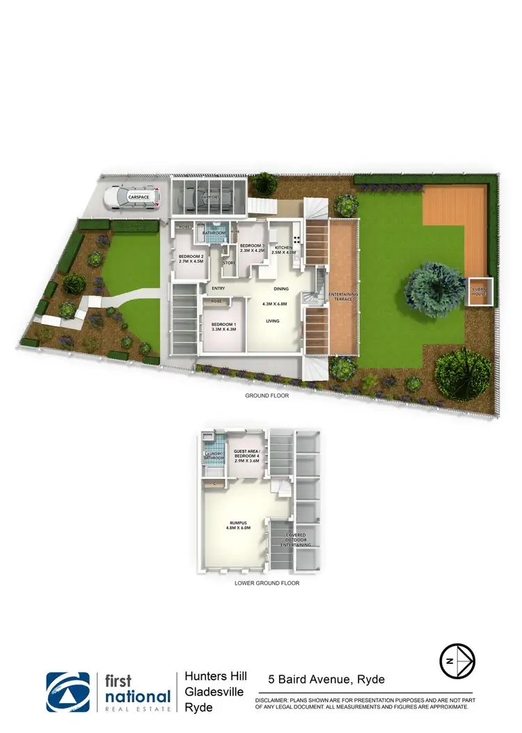 Floorplan of Homely house listing, 5 Baird Avenue, Ryde NSW 2112