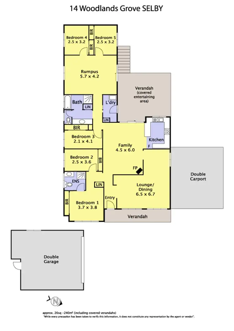 Floorplan of Homely house listing, 14 Woodland Grove, Selby VIC 3159