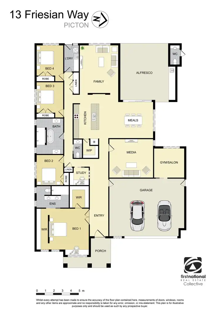 Floorplan of Homely house listing, 13 Friesian Way, Picton NSW 2571