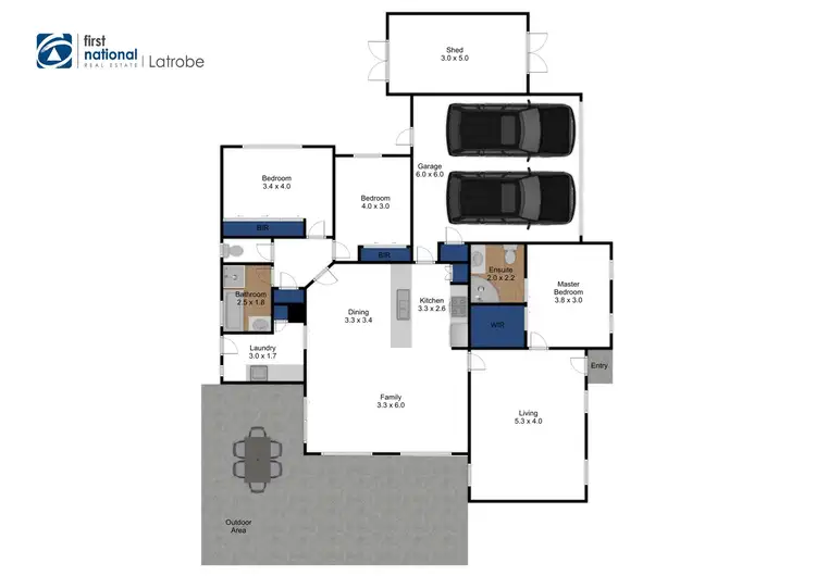 Floorplan of Homely house listing, 7 Sundale Road, Traralgon VIC 3844