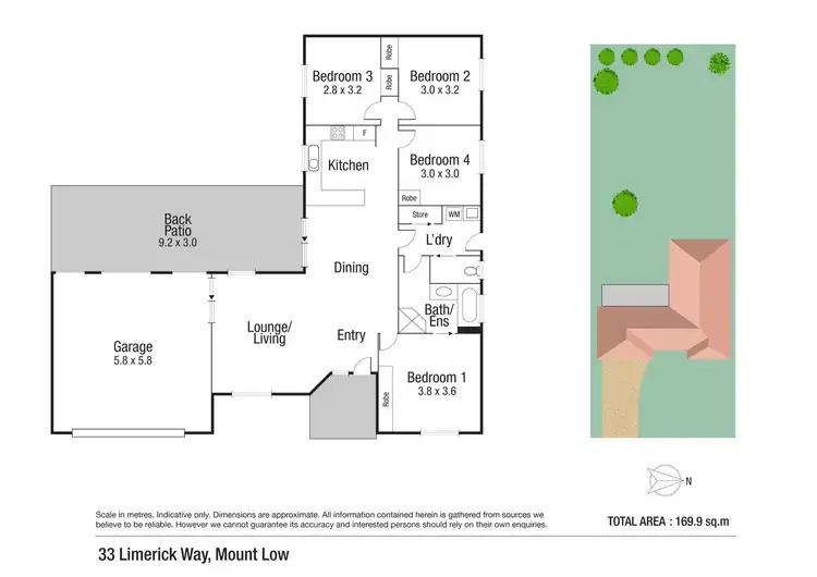 Floorplan of Homely house listing, 33 Limerick Way, Mount Low QLD 4818