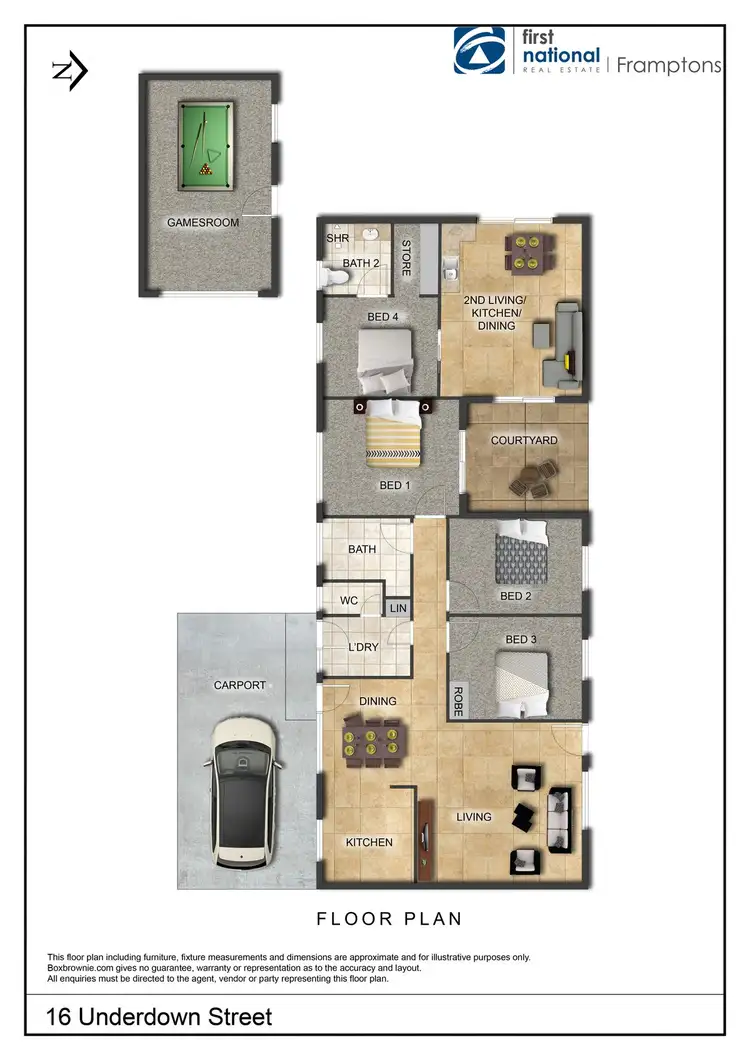 Floorplan of Homely house listing, 16 Underdown Street, Gillen NT 870