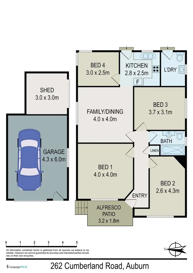Floorplan of Homely house listing, 262 Cumberland Road, Auburn NSW 2144
