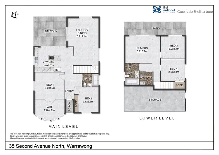 Floorplan of Homely house listing, 35 Second Avenue North, Warrawong NSW 2502