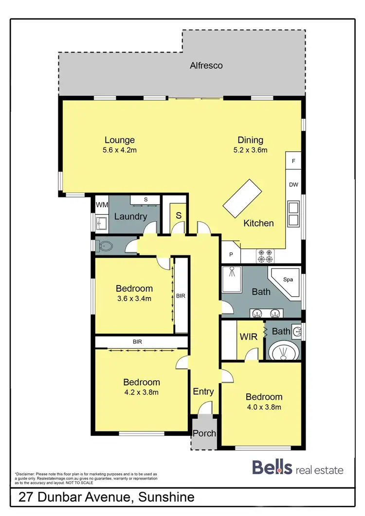 Floorplan of Homely house listing, 27 Dunbar Avenue, Sunshine VIC 3020